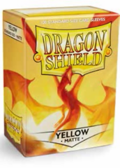 Dragon Shield Matte Standard-Size Sleeves - Yellow - 100ct